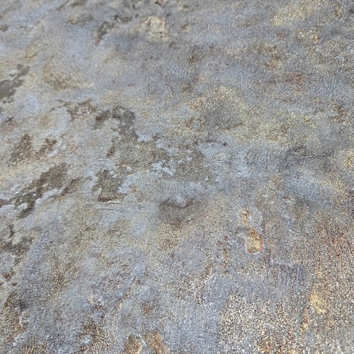 Dark Gray bronze metallic faux mud plaster distressed textured modern Wallpaper - Picture 9 of 19