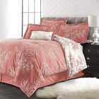 Spirit Linen - Queen Bed in a Bag, 6-Piece Oversized Reversible Bedding with .