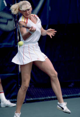 Hungarian tennis player Andrea Temesvari, circa 1983. - Old Photo | eBay UK