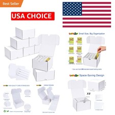 Trading Card Storage Box, 8-Pack 200 Count Cardboard TCG Sport Card Box