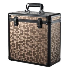 Vinyl Record Storage Case LP Album Collection Display Box Aluminium Water Res...