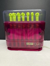 Y2K Conair Swizzlers 14 Hot Spiral Flexible Style Pageant Rollers Curlers 1990  s