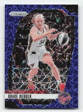 2024 Panini Prizm WNBA #89 Grace Berger Blue Velocity Prizms