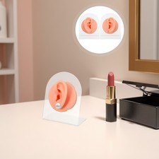 1 Pair Simulated Ear Model: Piercing Practice Silicone Ear Model - Realistic