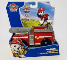 Paw Patrol, Marshall’s Fire Engine, vehículo de juguete con figura de acción coleccionable