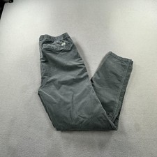 Vuori Pants Mens Large Green Optimist Stretch Corduroy Chino Elastic Waist