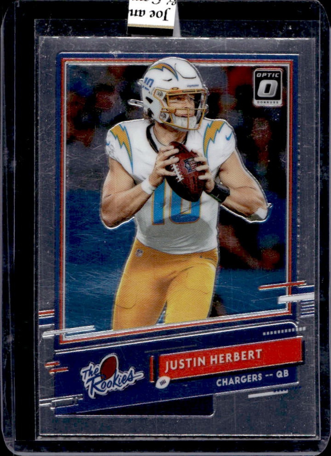 2020 Donruss Optic Justin Herbert The Rookies Rookie RC #TR-JH Chargers