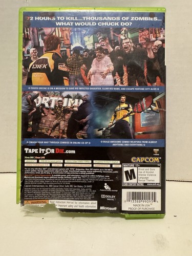 Dead Rising 2 (Microsoft Xbox 360, 2010 Capcom getestet funktioniert ohne Handbuch defekte Hülle - Bild 6 von 7