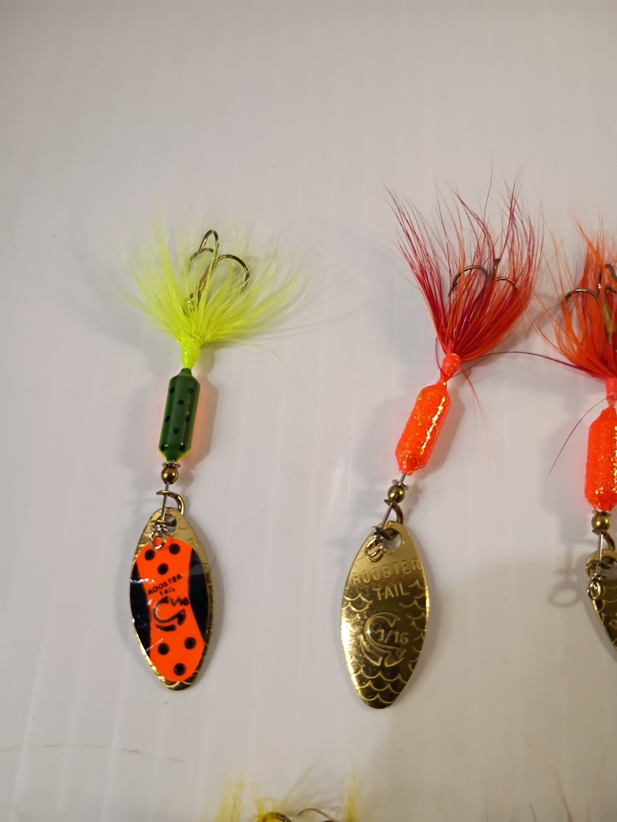 Rooster Tail Fishing Lures Spinners Multiple Color Mix Size Lot Of 12 Pre-owned  - Image 20