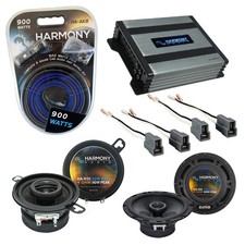 Mitsubishi Sigma 1989-1989 Oem Speaker Upgrade Harmony R35 R65 Ha-a400.4 Amp