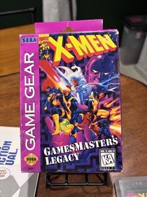 Sega Game Gear Marvel X-Men Gamemasters Legacy W/ Box & Instructions
