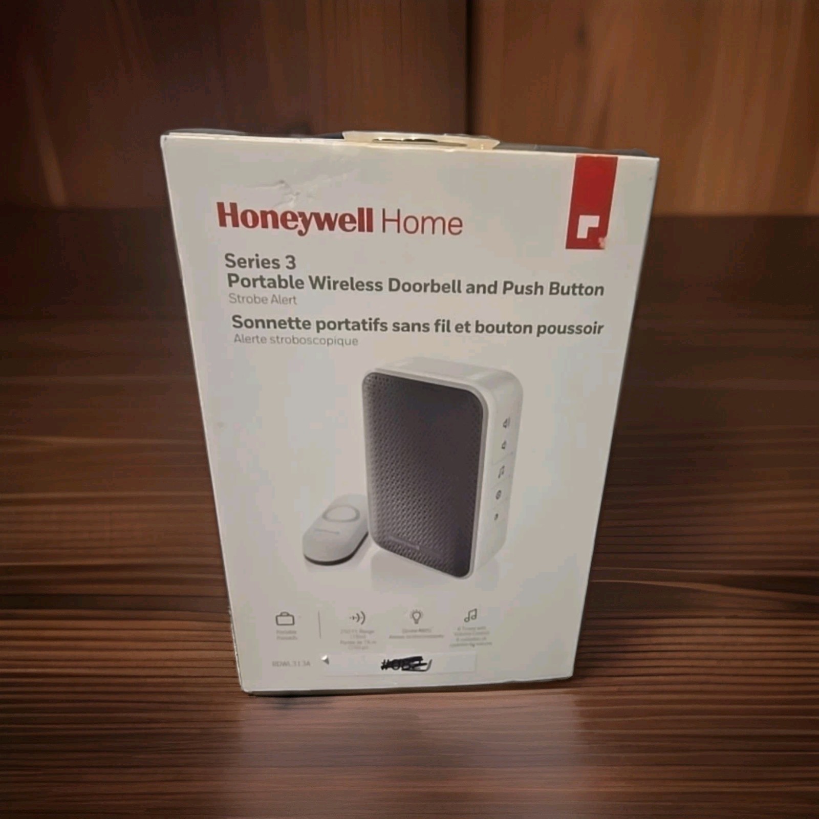Honeywell Home Series 3 Portable Wireless Doorbell And Push 