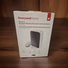 Honeywell Home Series 3 Portable Wireless Doorbell And Push Button New