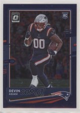 2020 Panini Donruss Optic Rookies Purple Stars Prizm 7/25 Devin Asiasi #146 uk2