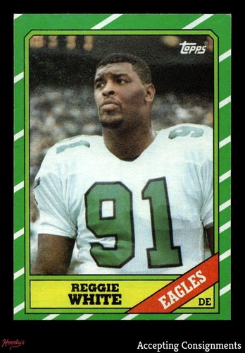 1986 Topps #275 Reggie White RC ROOKIE HOF EAGLES