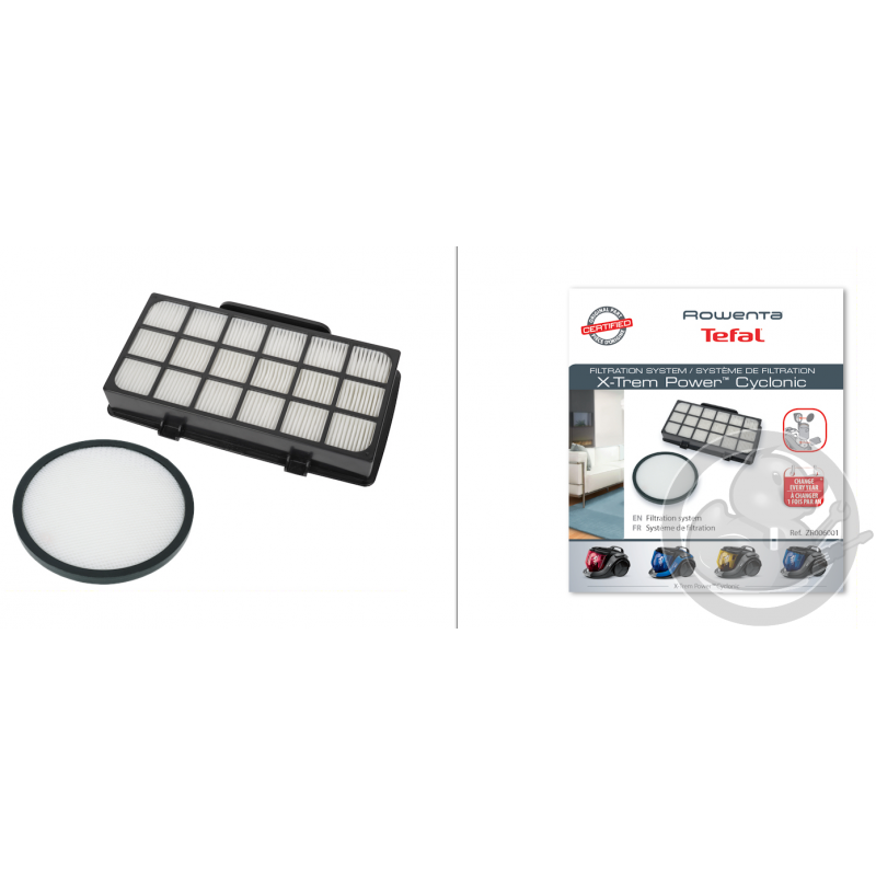 Rowenta - Kit de filtration - Accessoire aspirateur - X-Trem Power Cyclonic - Image 2