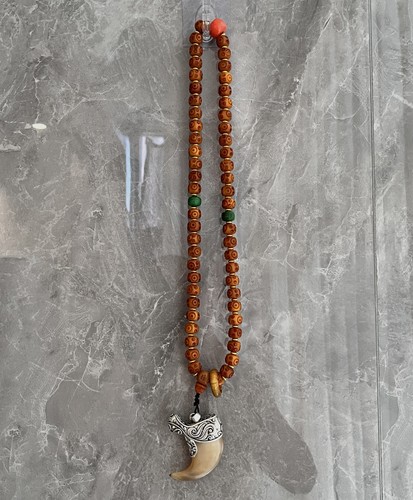 Old Himalayan Nepalese Tibetan Prayer Beads Mala - Picture 2 of 11