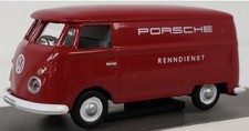 Schuco 452669800 1:87 Die Cast Volkswagen VW T1 Micro Bus Panel Van PORSCHE