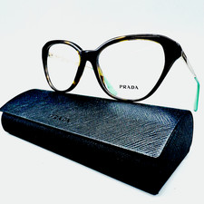 Authentic Prada VPR 28S 2AU-101 Havana Women's Eyeglasses 52-16-140 Italy RX