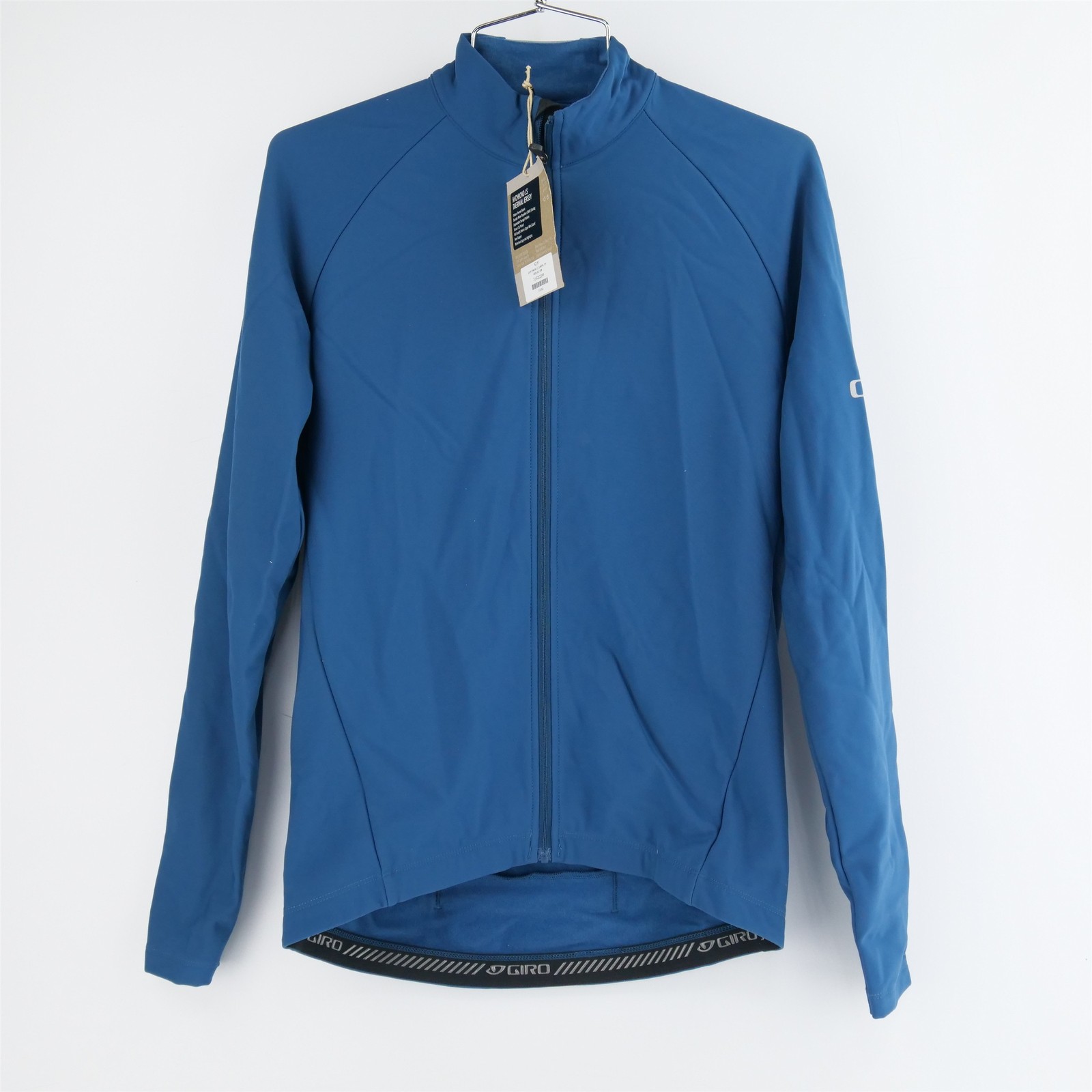 Giro Chrono Thermal Jersey Men's Medium Long Sleeve FZ Blue Road Bike
