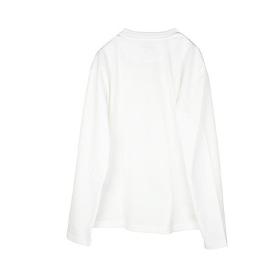 Jil Sander White Organic Cotton M T-Shirt Long Sleeve Italy