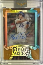 2025 Topps Five Star Field Access Autograph Mark Teixeira Texas Rangers Gold 2/5