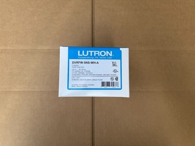 Lutron Caseta Smart Switch DVRFW-5NS-WH-A White New in Box (DVRF-5NS) W/Claro