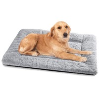 Hundebett MittelgroßE Hunde Waschbar Rutschfest Grau Matte Decke 90X60Cm