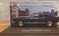 MODELLINO AUTO STATICO DEAGOSTINI FORD MUSTANG SHELBY GT500 1967 VETRINA 1/43