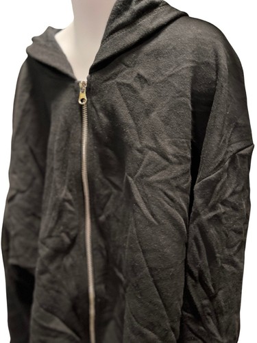 Art Class Girls' Size Small XL 14 Black Full Zip Hooded Fleece Jacket - Picture 2 of 4