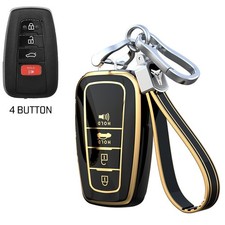 For Toyota Camry Rav4 Chr Prius Corolla 4 Button Tpu Smart Key Fob Case Cover For Toyota Camry Rav4 Chr Prius Corolla 4 Button Tpu Smart Key Fob Case Cover
