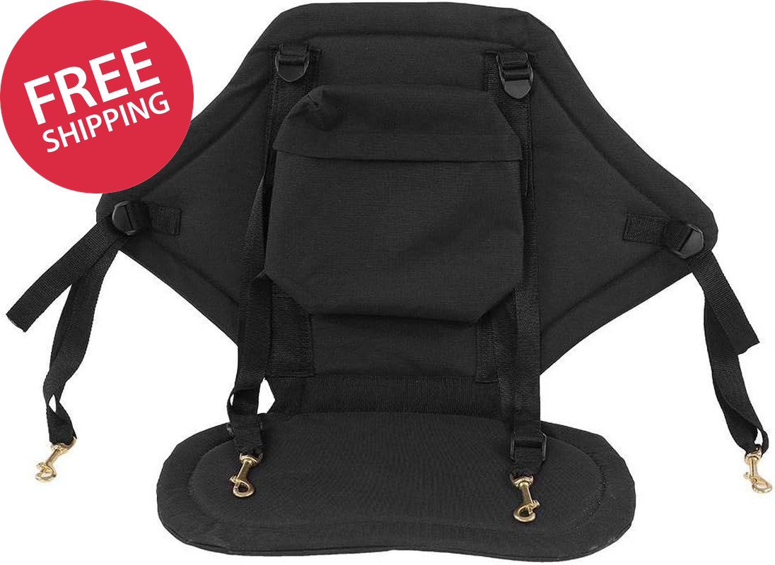 Seat Detachable Canoe Backrest Support With Storage Bag