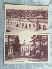 Agen deux CPSM la Gare et le Lycée Bernard Palissy.