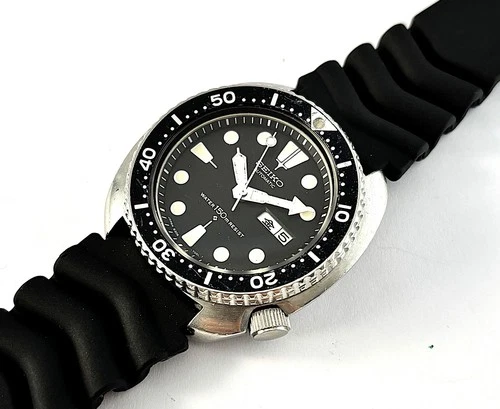 Vintage Seiko Turtle Stainless Steel Third Diver Kanji 6306-7001 Mens Watch
