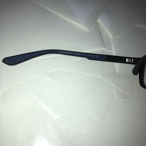 Dragon Eyeglasses Frames Cold Insert DR 5012 002 54-18-145 Black & Blue DR5012 - Picture 4 of 12
