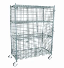 NSF Mobile Green Wire Security Cage Kit 24*36*69
