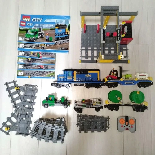 LEGO City Cargo Train 60052 In 2014 Used Retired Complete W/Manuals Used Japan