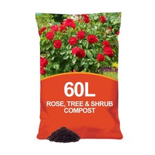Specially Formulated Rose, Tree & Shrub Compost - 60L 0.27 per litre