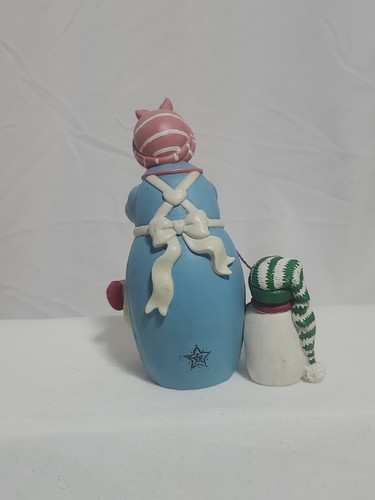 Christmas Snowmen Jolly Follies Sandi Gore Evans Figurine Holliday Decoration - Picture 4 of 12