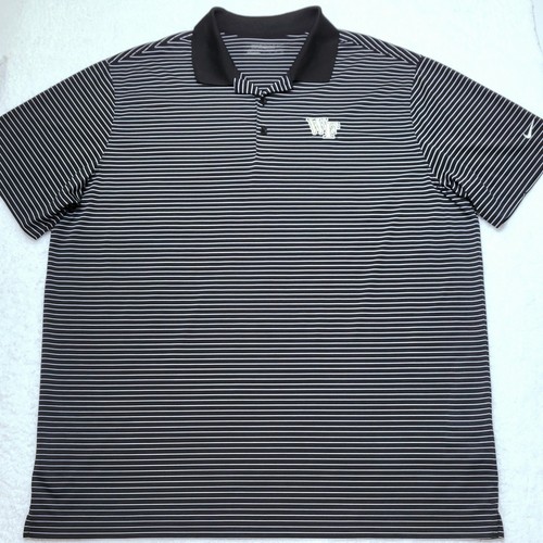 TEAMAUSGABE Nike Dri-Fit Golf Wake Forest Demon Deacons Poloshirt Herren XXL 2XL - Bild 1 von 5