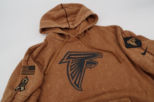 Nike Atlanta Falcons Mens Small Salute to Service Hoodie 2023 Sideline Pullover - Picture 2 of 13
