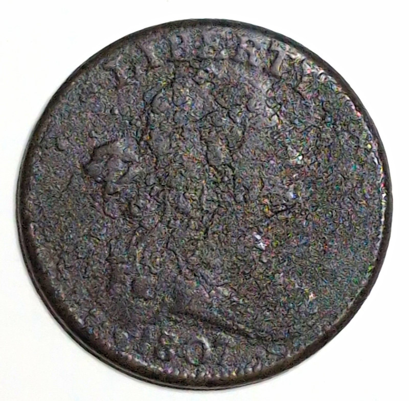 1807 United States Large Cent Draped Bust BN Copper 🇺🇲