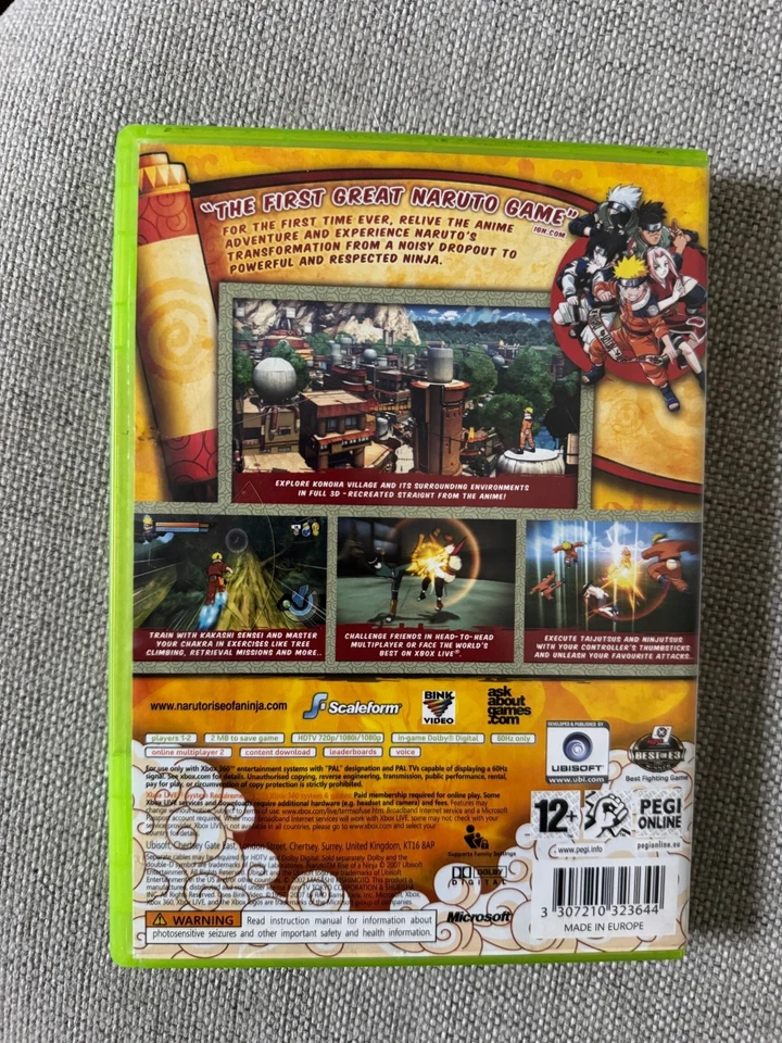 xbox 360 Naruto: Rise of a Ninja Game NI (Works On US Consoles) REGION FREE - Image 2 of 3