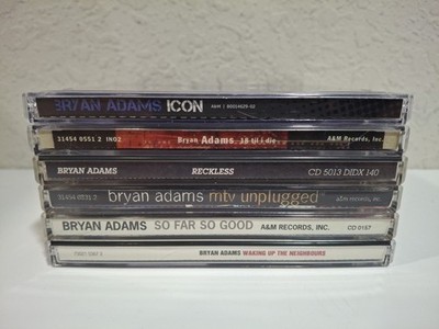 Lot Of 6 Bryan Adams Rock CD's  - B555