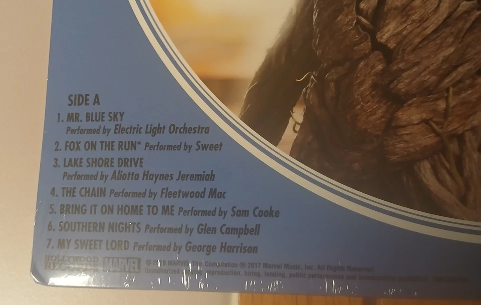 Guardians Of The Galaxy Vol. 2 Exclusive Picture Disc Vinyl New Sealed  - Image 3 of 4