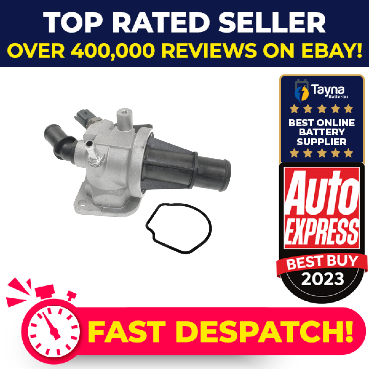 Coolant Thermostat fits SUZUKI SWIFT RS 413D 1.3D 2005 on Blue Print 17690M86J00