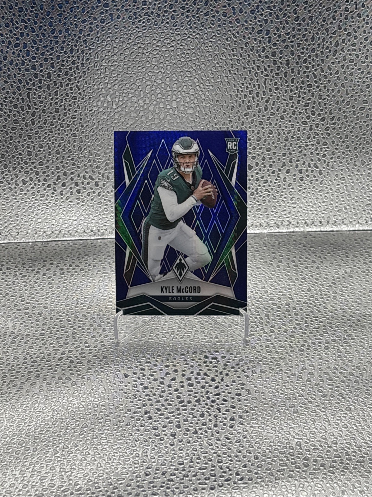 2025 Panini Phoenix - Rookies Kyle McCord #173 Purple Hyper /199 RC