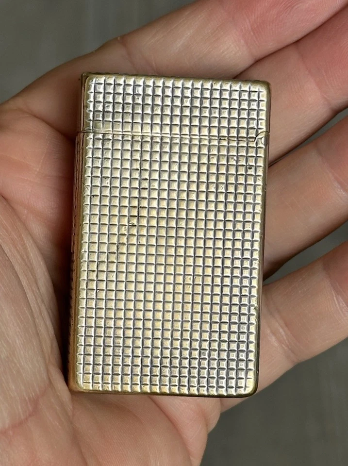 Briquet Dupont Plaque Argent Circa 1973 - Photo 4/4