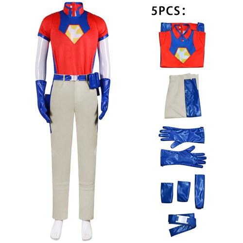 Movie Christopher Smith Peacemaker Cosplay Costume Outfit Full Set Prop New - Picture 2 of 6