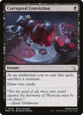 Corrupted Conviction 1x MtG March of the Machine SP/NM